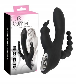 Wibrator Triple G-spot Stymulacja Łechtaczki Anusa