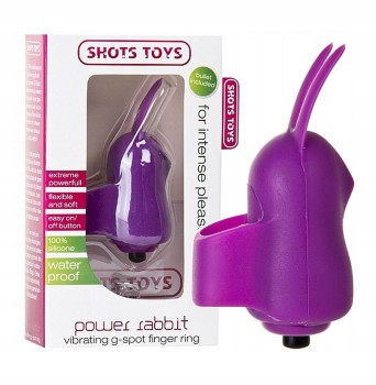 Silikonowa Nakładka Na Palec Wibrujący Króliczek