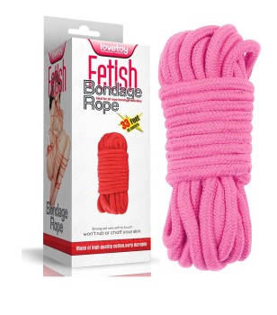 Różowa Lina Do Krępowania Lovetoy 10 m