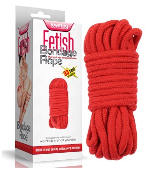 Czerwona Lina Do Krępowania Lovetoy 10 m