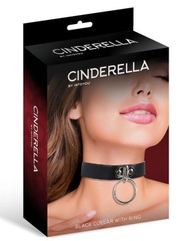 Skórzana Obroża Cinderella Collar With Ring
