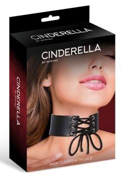 Skórzana Obroża Ze Sznurowaniem Cinderella  