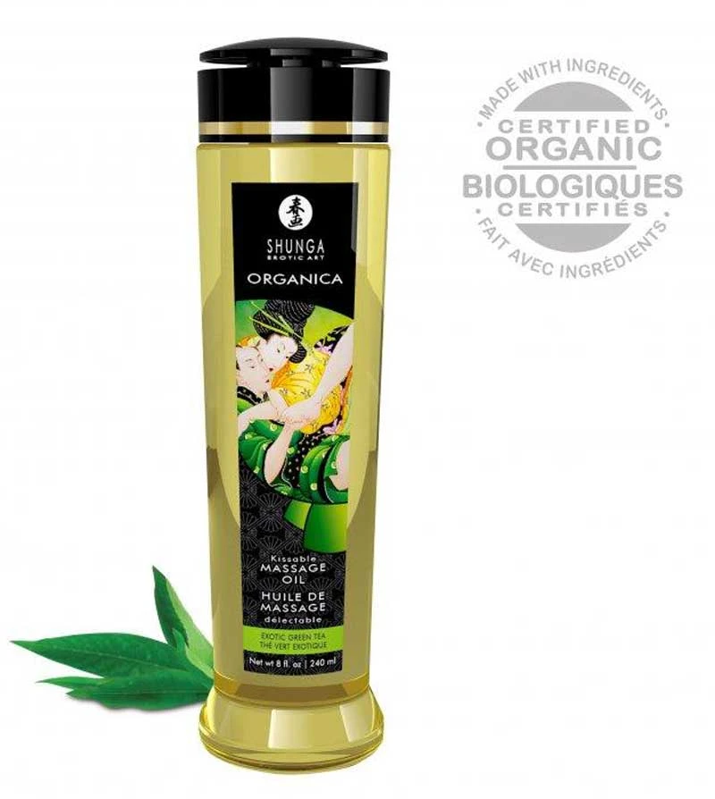 Organiczny olejek do masażu Shunga Green Tea 240ml