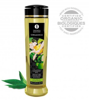 Organiczny olejek do masażu Shunga Green Tea 240ml