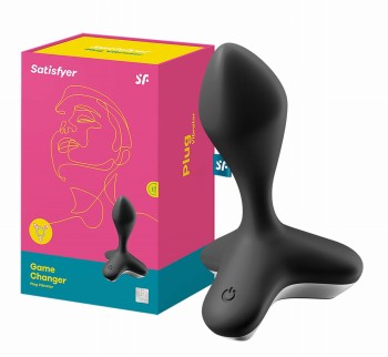 Wibrujący Korek Analny Satisfyer Game Changer Black