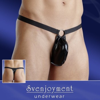 SKĄPE STRINGI MĘSKIE Z PIERŚCIENIEM ROZMIAR S/M