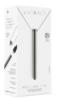 Wibrator Naszyjnik Le Wand Necklace Silver USB