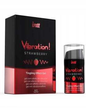 Wibrator W Płynie Intt Liquid Vibration Strawberry