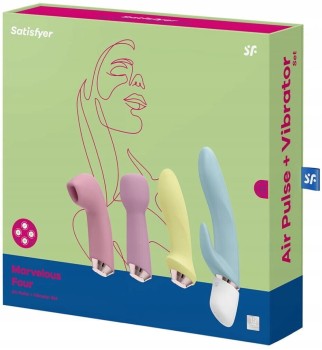 Zestaw 4 Stymulatorów Satisfyer Marvelous Four USB
