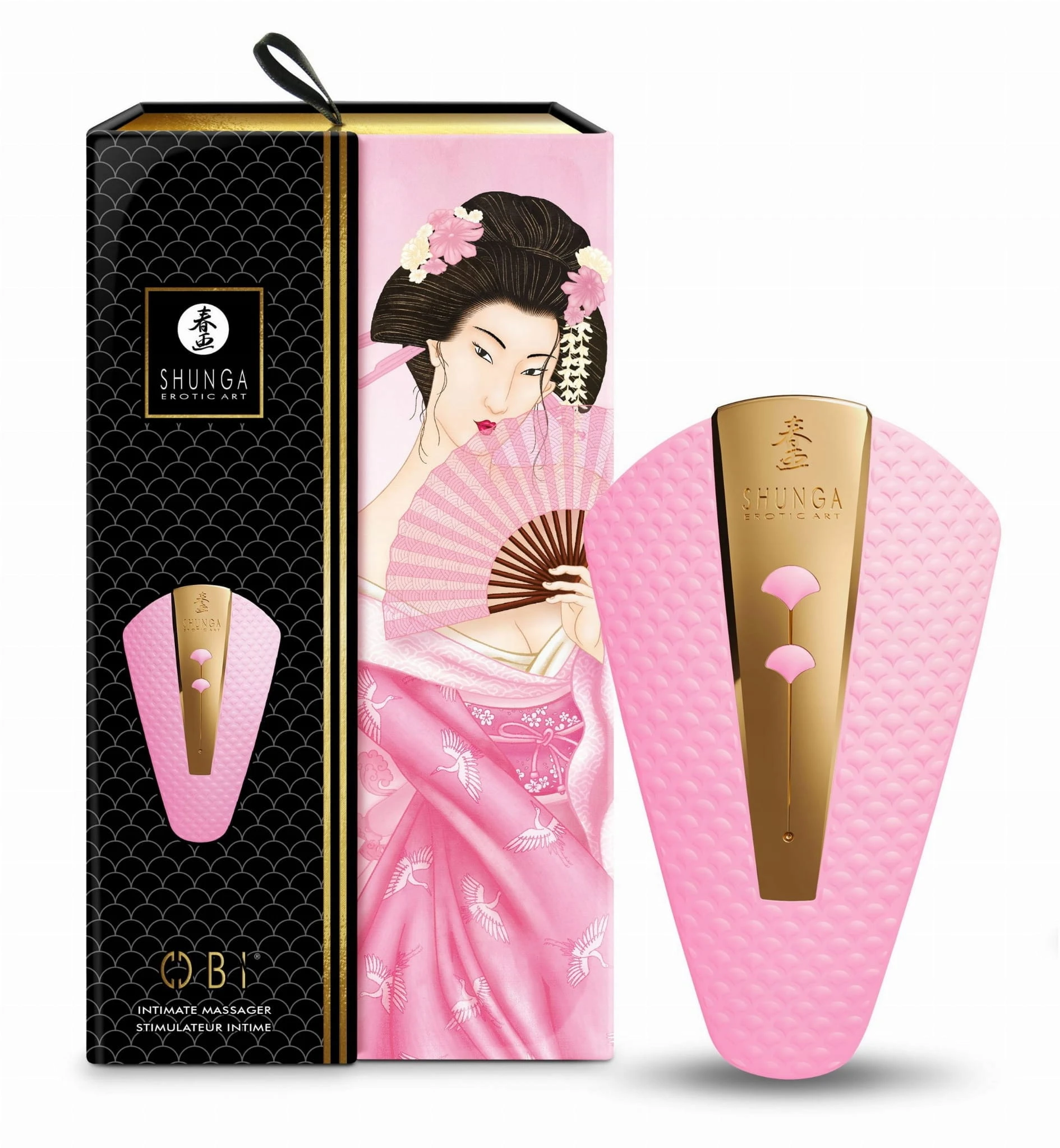 Ekskluzywny Masażer Łechtaczki Shunga Obi Pink
