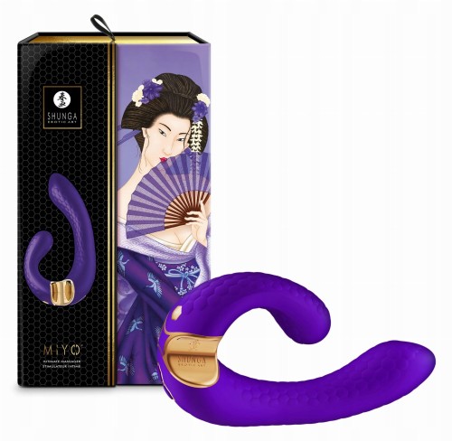 Ekskluzywny Masażer Shunga Miyo 2 Silniki Purple