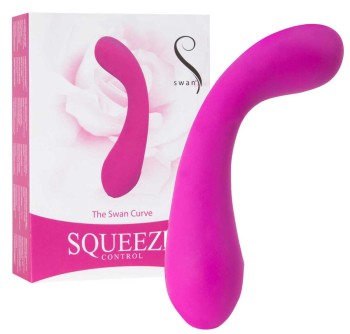 Wibrator Punktu G Squeeze Control Swan Curve Pink