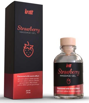 Olejek Do Masażu Erotycznego Intt Strawberry 30 Ml 