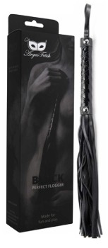 Skórzany Pejcz Argus Black Perfect Flogger 