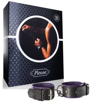 Luksusowe Skórzane Kajdanki Męskie Please Jerry