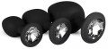Diamond Plug Set Zestaw 3 Silikonowych Korków Anal