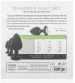 Diamond Plug Set Zestaw 3 Silikonowych Korków Anal