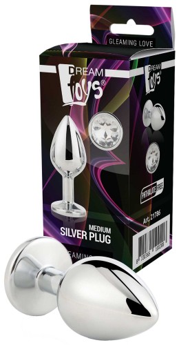 Aluminiowy Korek Analny Gleaming Love Medium