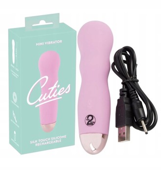 Różowy Silikonowy Wibrator Cuties Mini 12,4 Cm USB