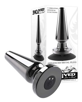 Wibrujący Aluminiowy Korek Analny Evolved Advanced