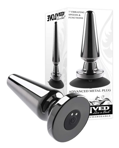 Wibrujący Aluminiowy Korek Analny Evolved
