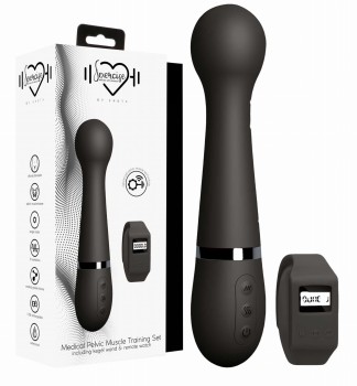 Wibrator Z Funkcją Treningu Mięśni Kegla Sexercise Kegel Wand Black
