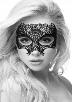 Koronkowa Maska Na Oczy Princess Black Lace Mask