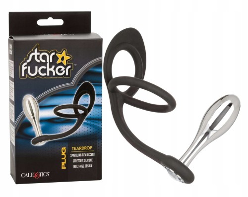 Star Fucker Teardrop Korek Analny I Ring Na Penisa