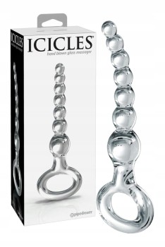 Dildo Waginalne Szklane Koraliki Analne Icicles 67