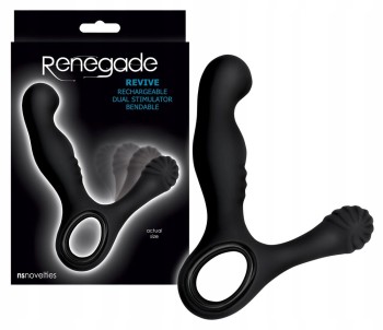 DWURAMIENNY MASAŻER ANALNY RENEGADE REVIVE USB