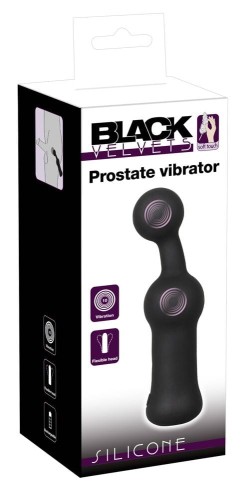 Silikonowy Wibrujący Masażer Prostaty Black Velvets