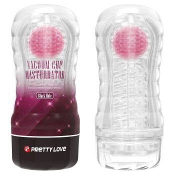 Masturbator Kulkowy Pretty Love Vacuum Cup Black Hole