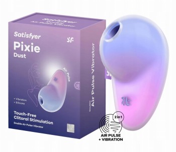 Satisfyer Pixie Dust Double Air Pulse Masażer Łechtaczki Z Wibracjami