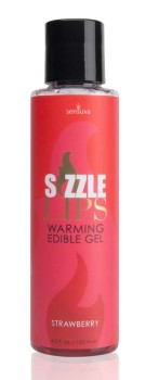 Rozgrzewający Żel Stymulujący Sizzle Lips Warming Strawberry 125 Ml