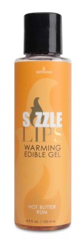 Rozgrzewający Żel Stymulujący Sizzle Lips Warming Butter Rum 125 Ml
