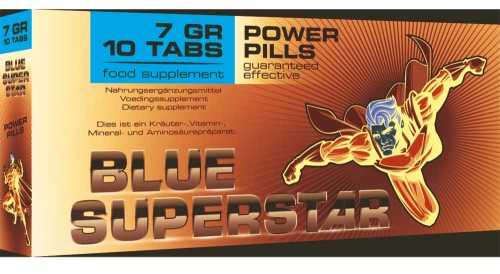 Tabletki Dla Mężczyzn Blue Superstar Potencja Erekcja