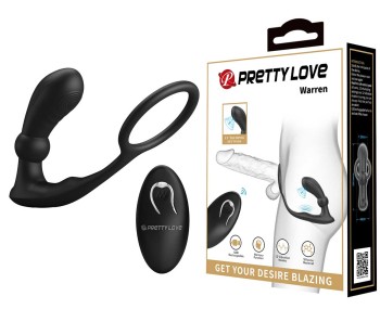 Masażer Prostaty Z Pierścieniem Na Penisa Pretty Love Warren