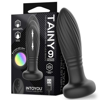 Korek Analny Intoyou Tainy Thrusting Led Lighted Anal Plug Remote Control