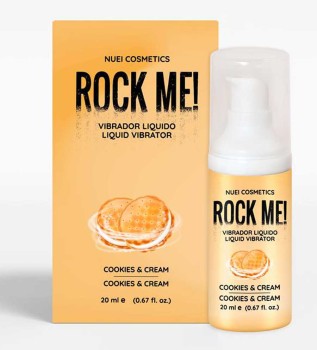 Żel Stymulujący Wibrator W Płynie Rock Me! Liquid Vibrator Cookies & Cream 20 Ml