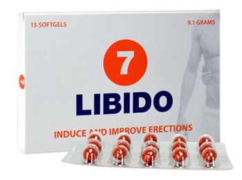 Kapsułki Żelowe Wywołujące I Poprawiające Erekcję Libido7 15 Szt.