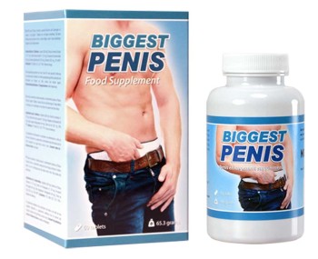 Tabletki Biggest Penis Na Powiększenie Penisa I Erekcję 60 Szt.