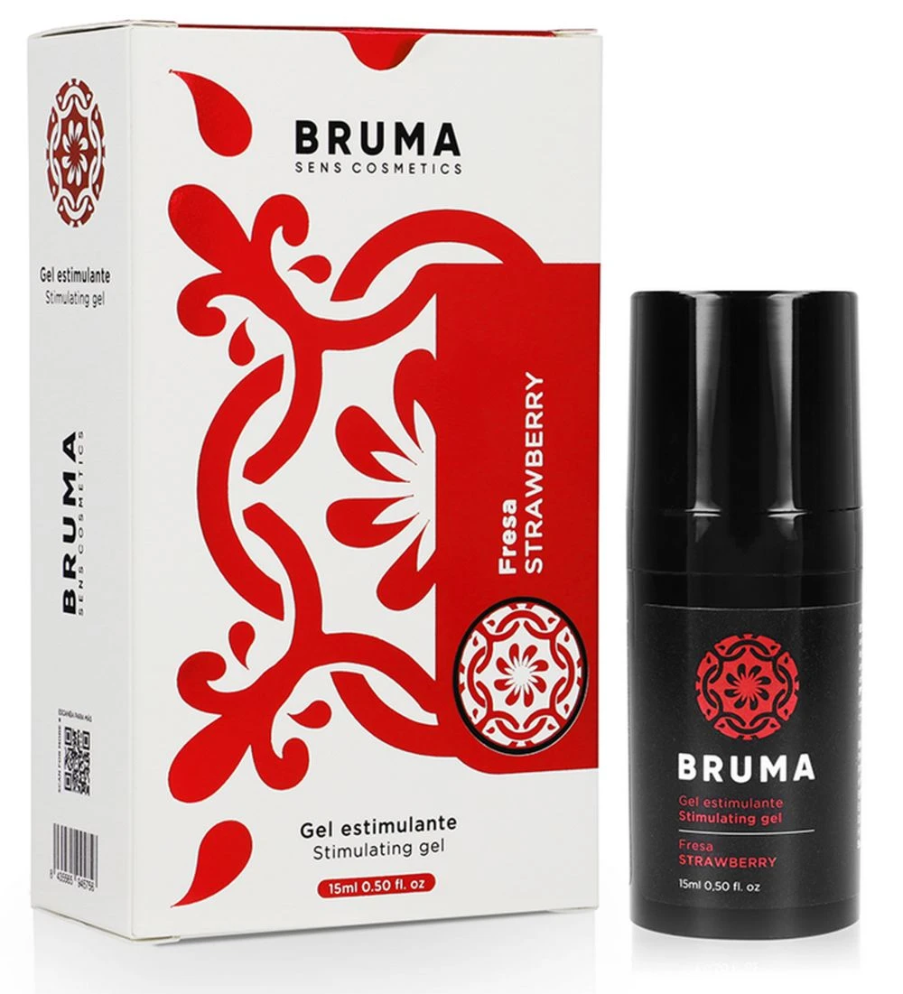 Żel Stymulujący Balsam Wzmacniający Orgazm Bruma Strawberry 15 Ml