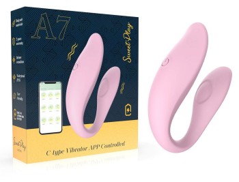 Masażer Dla Par Sterowany Aplikacją  Erospace Sweet Play App Control