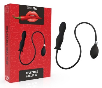  Pompowany Silikonowy Korek Analny Erospace Wild Play