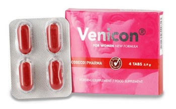 Naturalne Tabletki Na Libido Dla Kobiet Venicon for Women 4 Szt