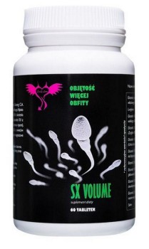 Tabletki SX Volume 60 szt. - Zwiększ objętość spermy i popraw erekcję!