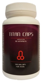 Titan caps Potencja, Przedłużenie Stosunku i Powiększenie Penisa 60 Szt
