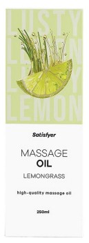 Orzeźwiający Olejek do Masażu - Satisfyer Massage Oil Lemongrass 250 ml