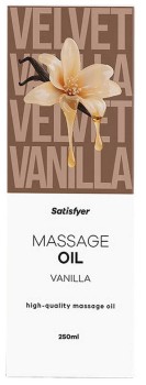 Zapachowy Olejek do Masażu - Satisfyer Massage Oil Vanilla 250 ml