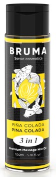 Olejek Do Masażu Bruma Premium Massage Hot Pina Colada 3 in 1 100 Ml